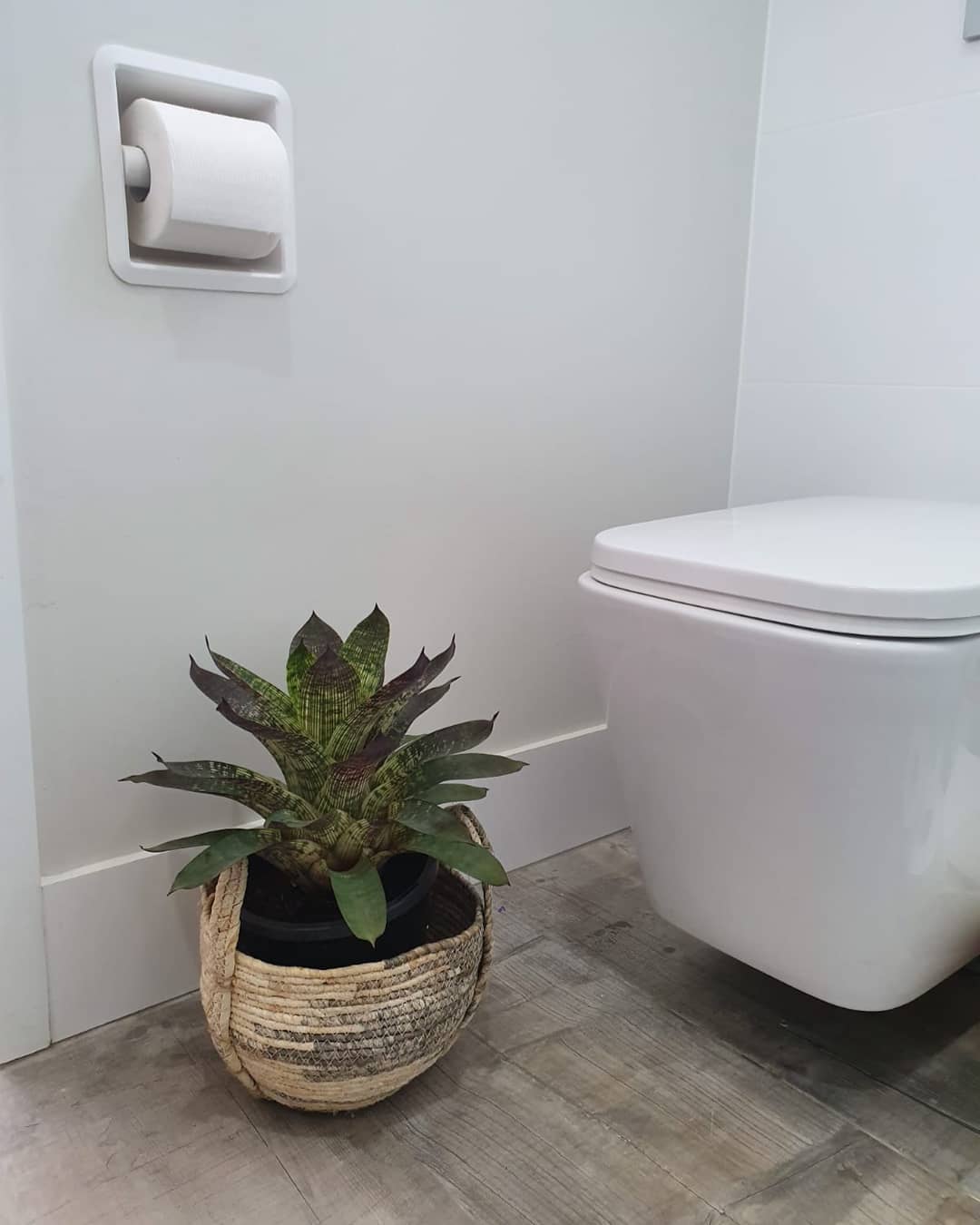 SmartRoll White, Clean Modern Bathroom